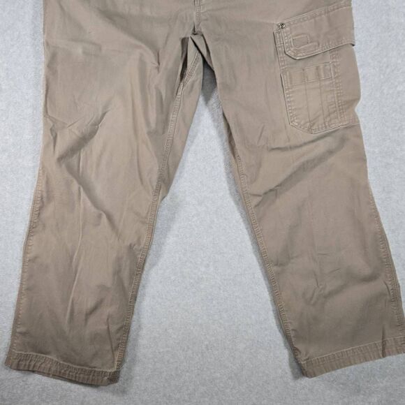 Duluth Trading Co Cargo Pants Mens 38x30 Gray Coolmax Flex Fire Hose Utility Tan - Picture 3 of 11